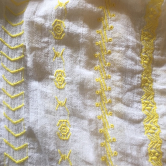 Loft Strappy Embroidered Linen Tank XS - Picture 4 of 5